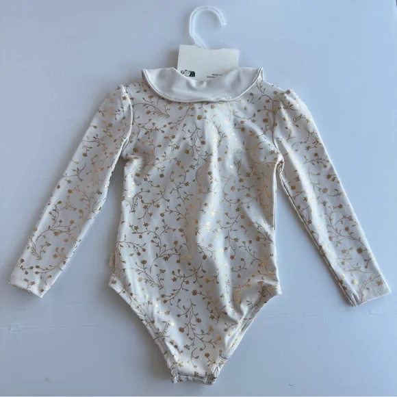 LeChic Toddler Little Girls One Piece Swimsuit & Sunglasses Set Size 2 NWT NEW - Picture 8 of 12